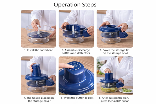 Automatic Electric Fruit & Vegetable Peeler | Smart Kitchen Gadget